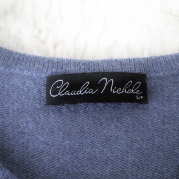 Claudia Nichole Petite Bell-Sleeve Peplum Sweater - Picture 6 of 8